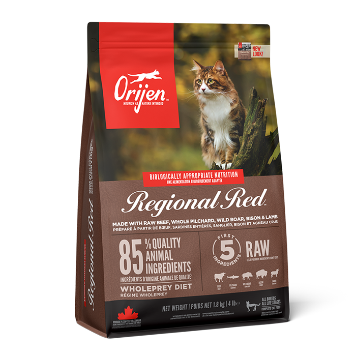 Orijen Regional Red Xira Trofi Gtas me Bodino 1,8kg